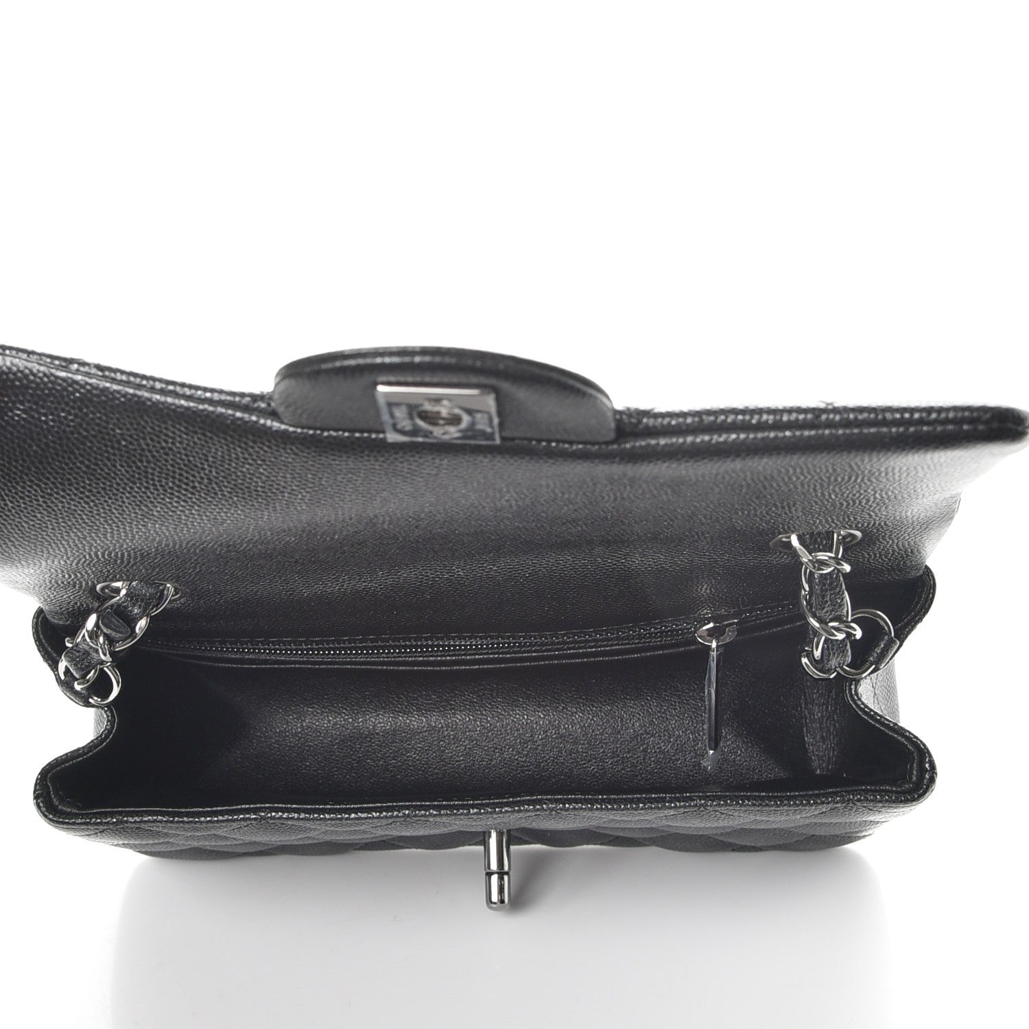 Chanel Iridescent Caviar Quilted Mini Rectangular Flap Black 5 of 8