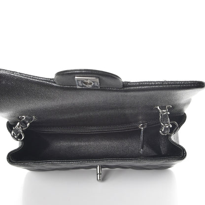 Chanel Iridescent Caviar Quilted Mini Rectangular Flap Black 5 of 8