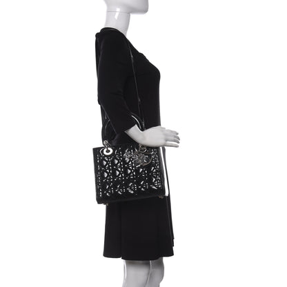 Christian Dior Patent Cannage Medium Lady Dior Black 2 of 10