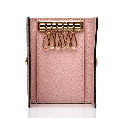 Louis Vuitton Damier Ebene Multicles 6 Key Holder Rose Ballerine 5 of 6