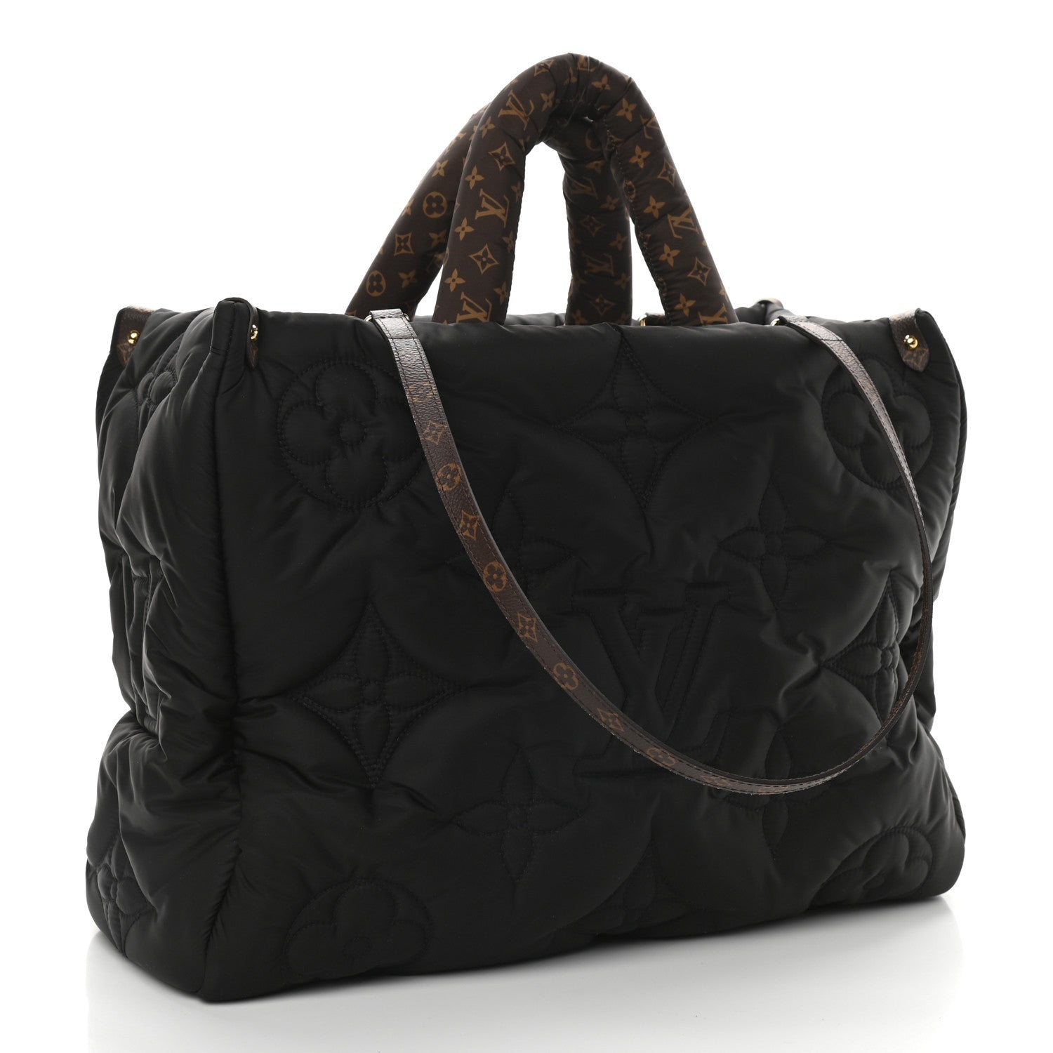 Louis Vuitton Econyl Monogram Pillow Giant Onthego GM Black 3 of 8