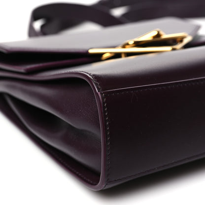 Bottega Veneta Box Calfskin Nappa Clip Bag Grape 8 of 10