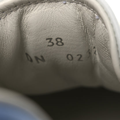 Givenchy Calfskin Band Logo Womens City Sport Sneakers 38 White Blue 10 of 12