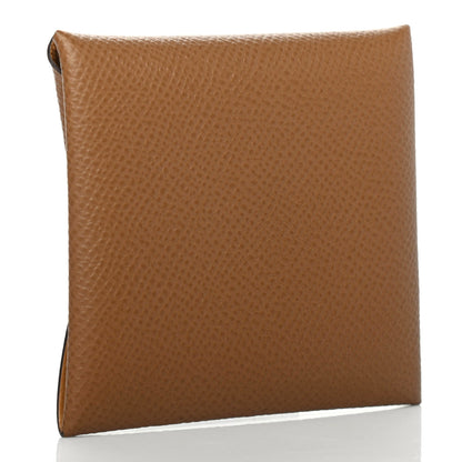 Hermes Epsom Bastia Verso Coin Purse Alezan Biscuit 2 of 4
