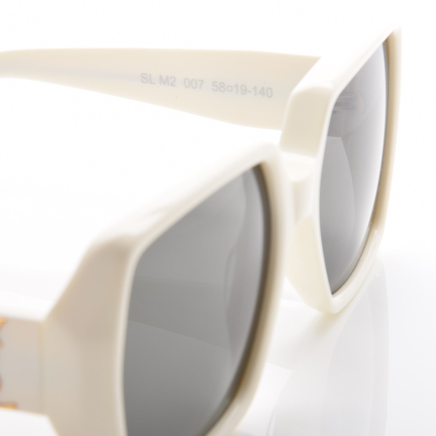 Saint Laurent SL M2 Sunglasses Ivory 5 of 8