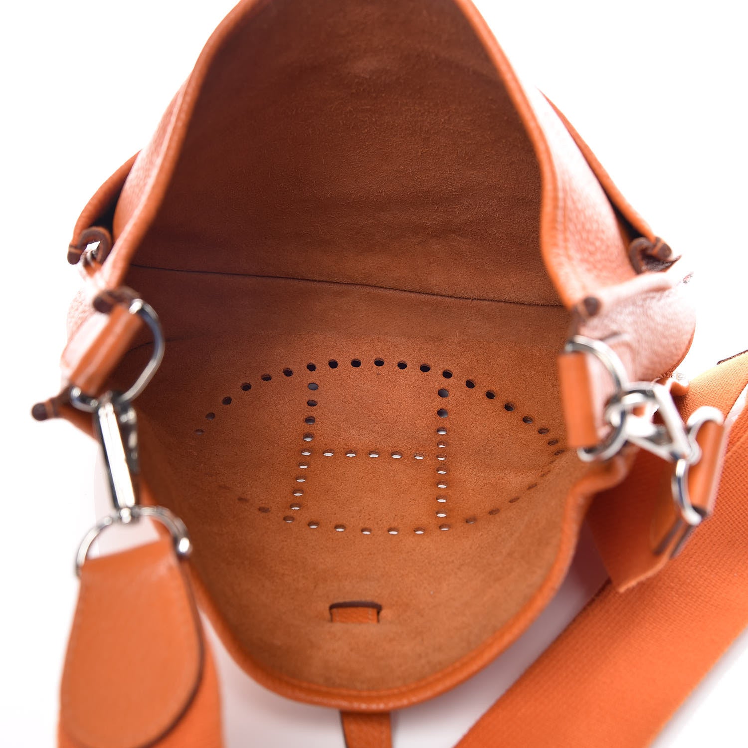 Hermes Taurillon Clemence Evelyne III PM Orange 5 of 7