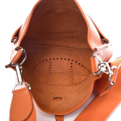Hermes Taurillon Clemence Evelyne III PM Orange 5 of 7