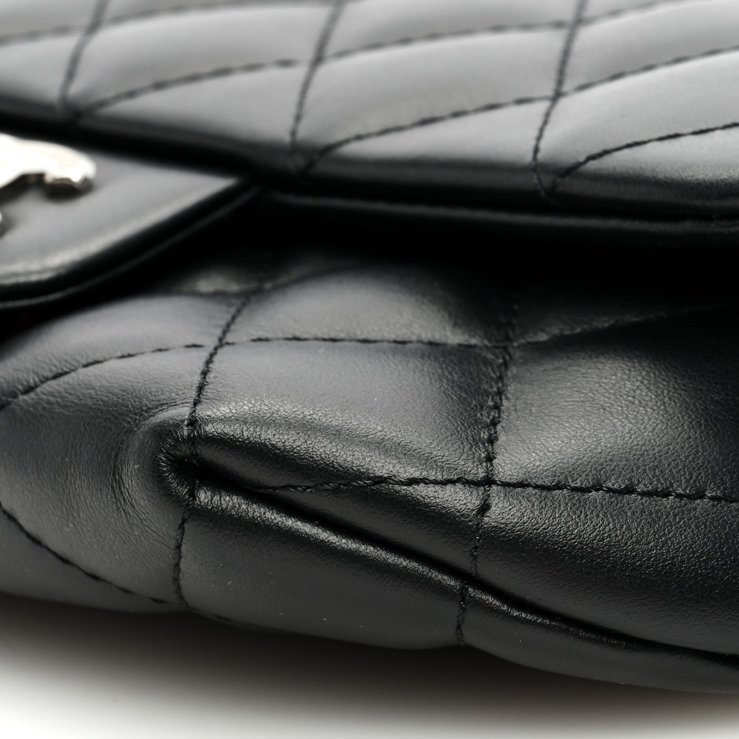 Chanel Calfskin Quilted CC Uniform Flap Belt Bag Black 10 of 10