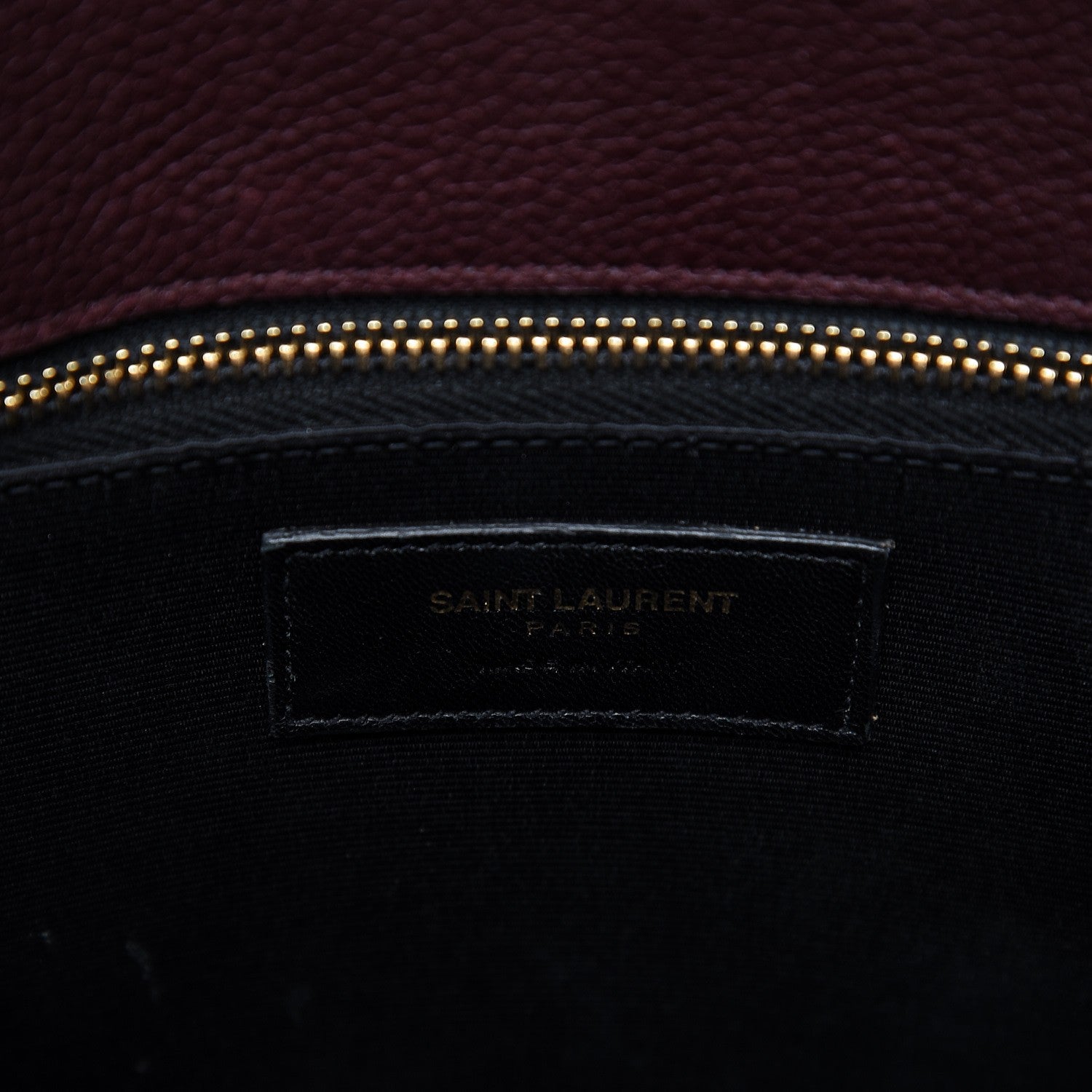 Saint Laurent Grained Calfskin Small Classic Sac De Jour Bordeaux 7 of 11