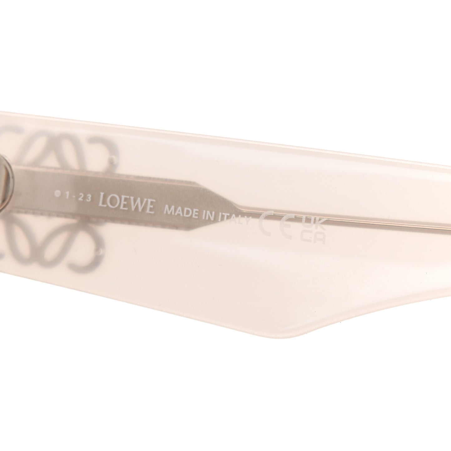 Acetate Cat Eye Sunglasses LW40036I White