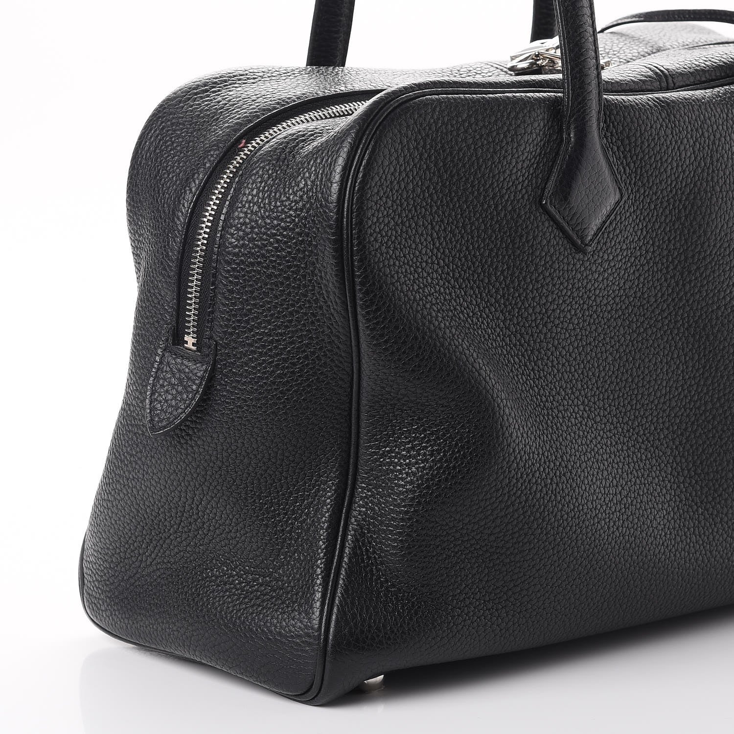 Hermes Taurillon Clemence Victoria II 35 Black 8 of 9