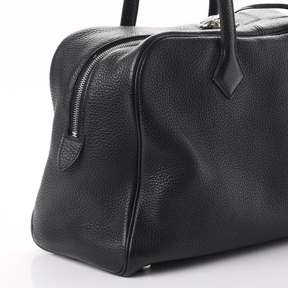 Hermes Taurillon Clemence Victoria II 35 Black 8 of 9