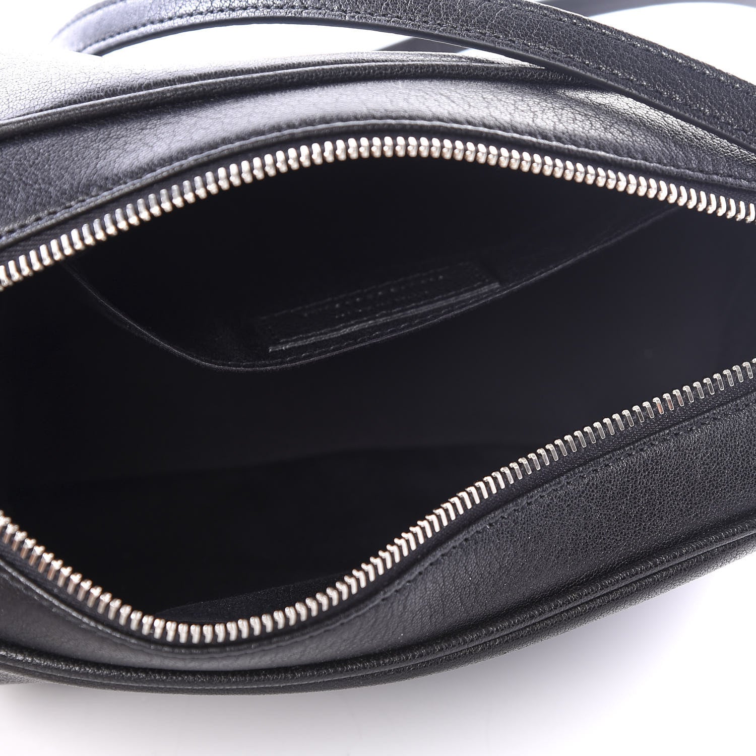 Saint Laurent Lambskin Monogram Small Lou Camera Bag Black 4 of 10