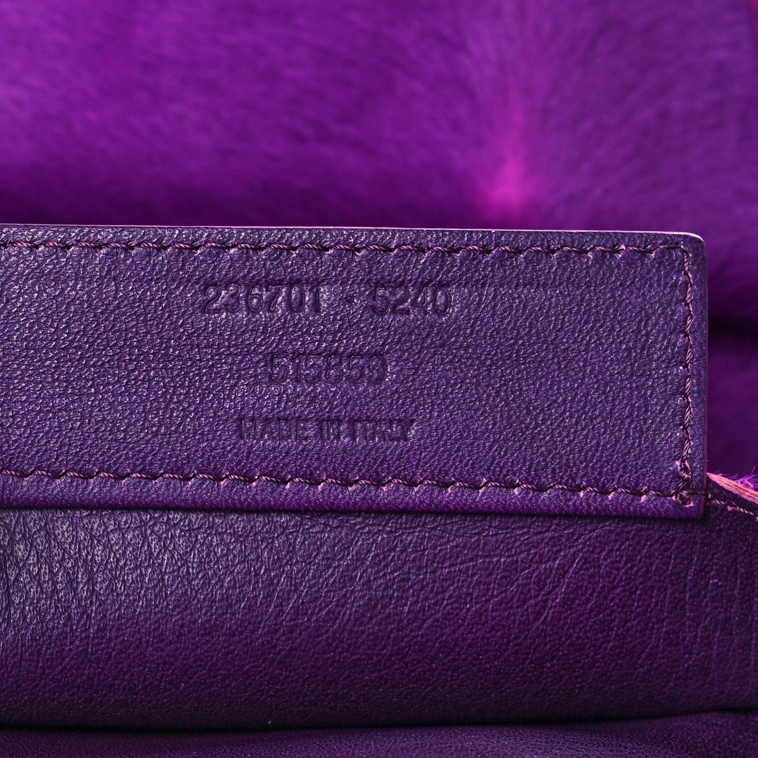 Balenciaga Ponyhair A4 Zip Around Tote Purple 9 of 13