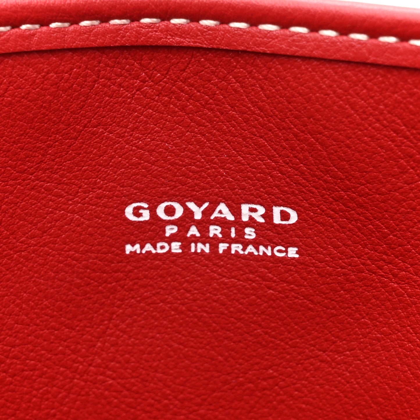 Goyardine Reversible Mini Anjou Red