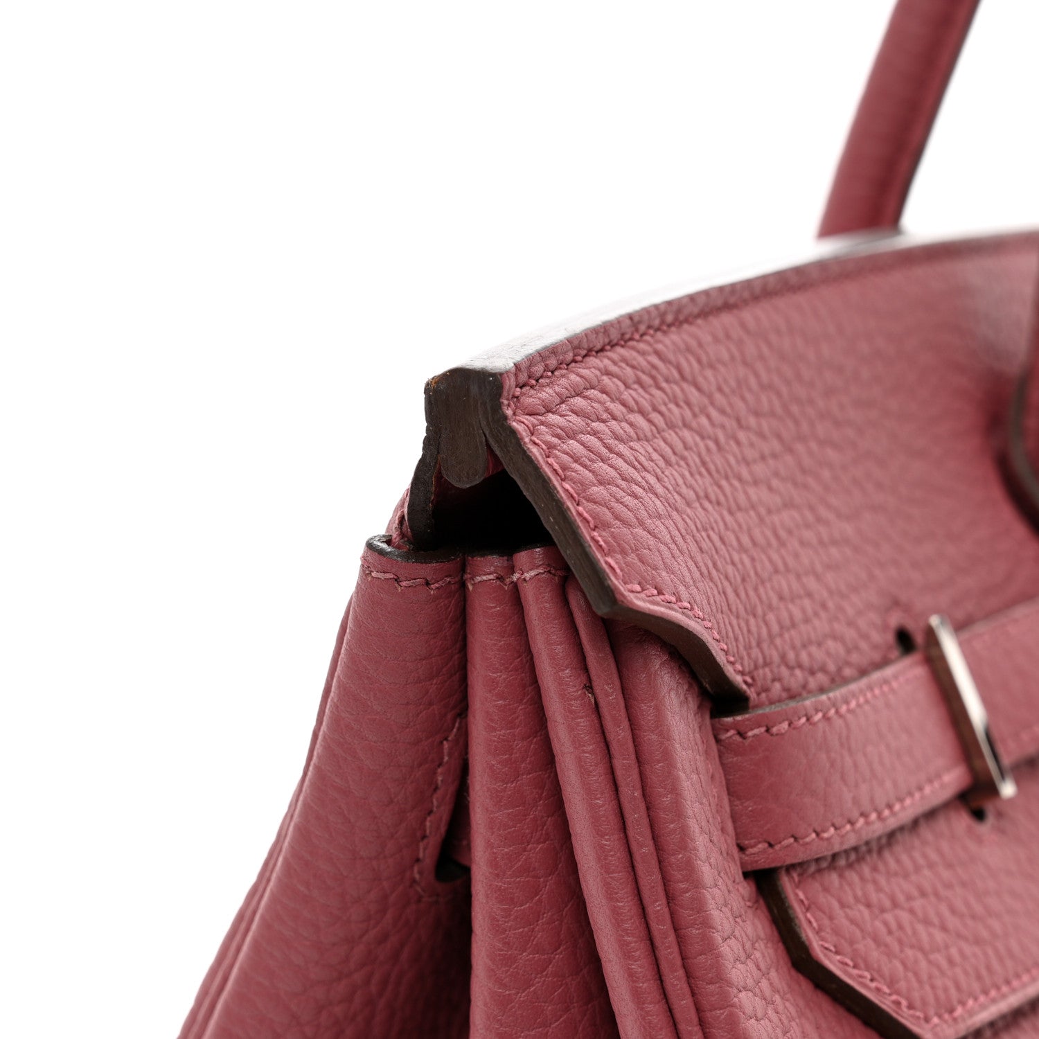 Hermes Taurillon Clemence BIRKIN 40 Bois de Rose 12 of 12