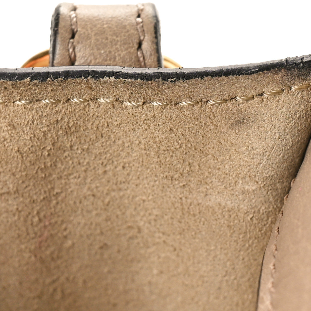 Chloe Calfskin Suede Medium Nile Bracelet Bag Motty Grey 10 of 12