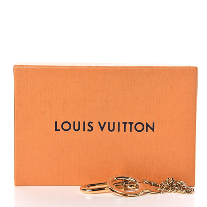 Louis Vuitton Metal Pochette Extender Key Ring Chain Gold 3 of 3