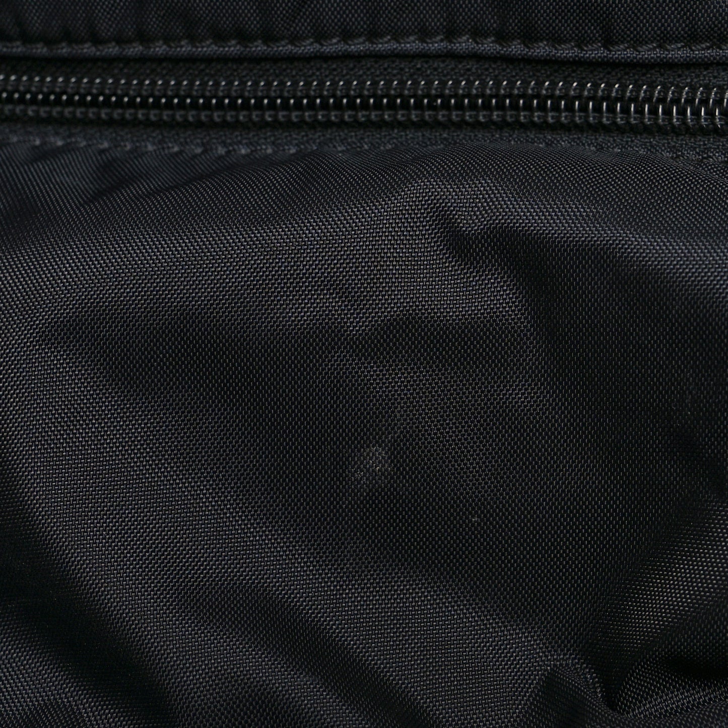 Nylon Quilted Calfskin Large CC Tote Bag Black