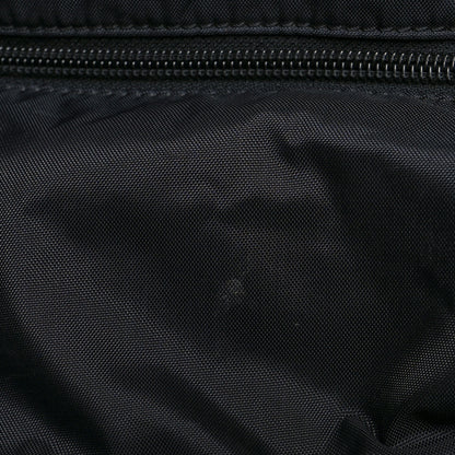 Chanel Nylon Quilted Calfskin Large CC Tote Bag Black 12 of 14