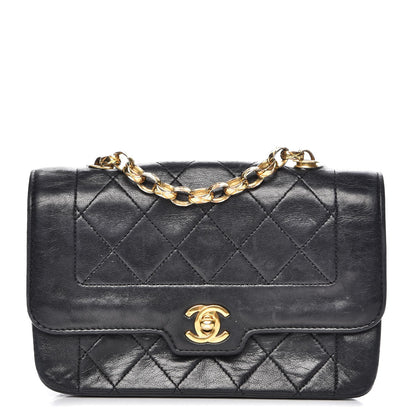 Chanel Lambskin Quilted Small Single Flap Black 1 of 10