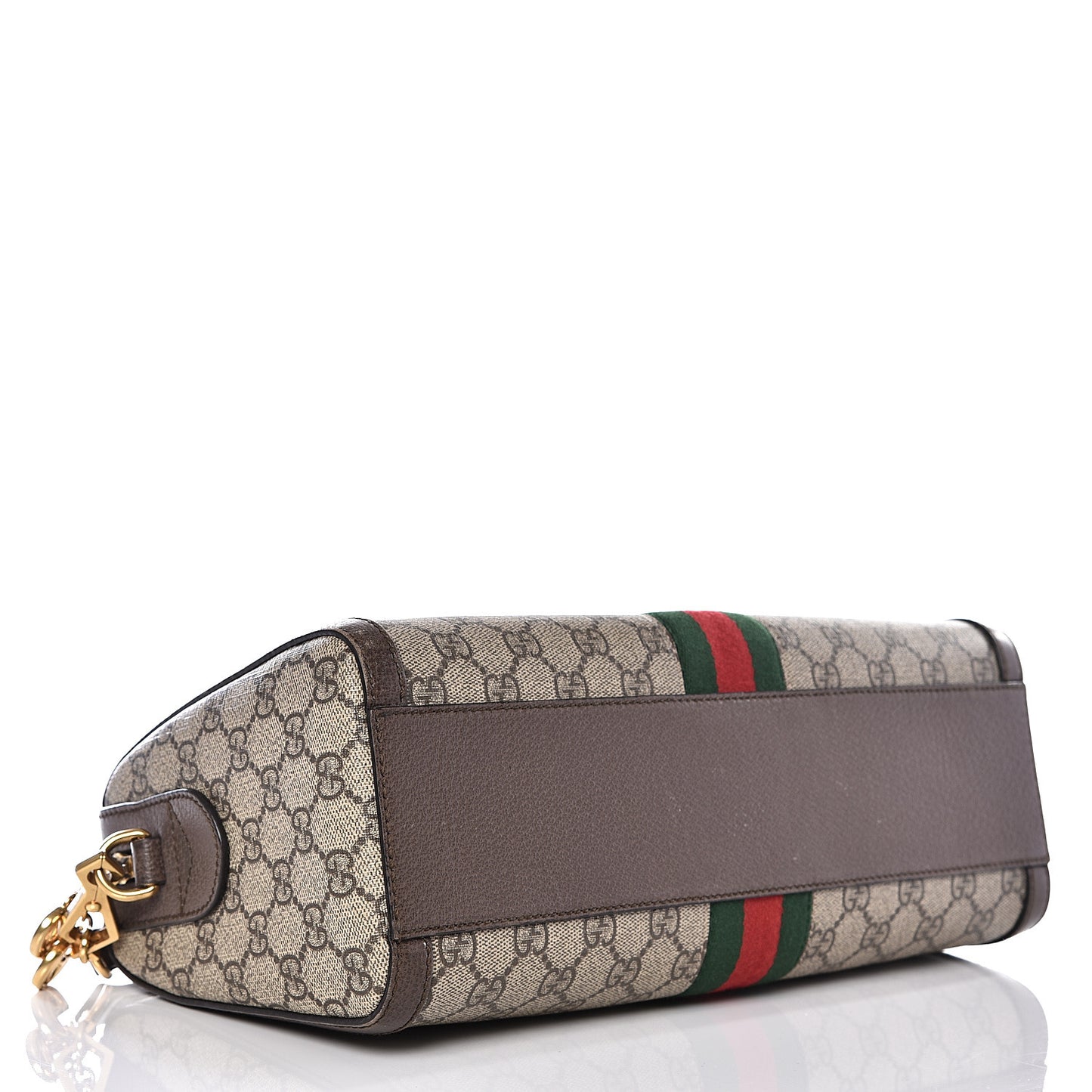 GG Supreme Monogram Web Medium Ophidia Boston Brown