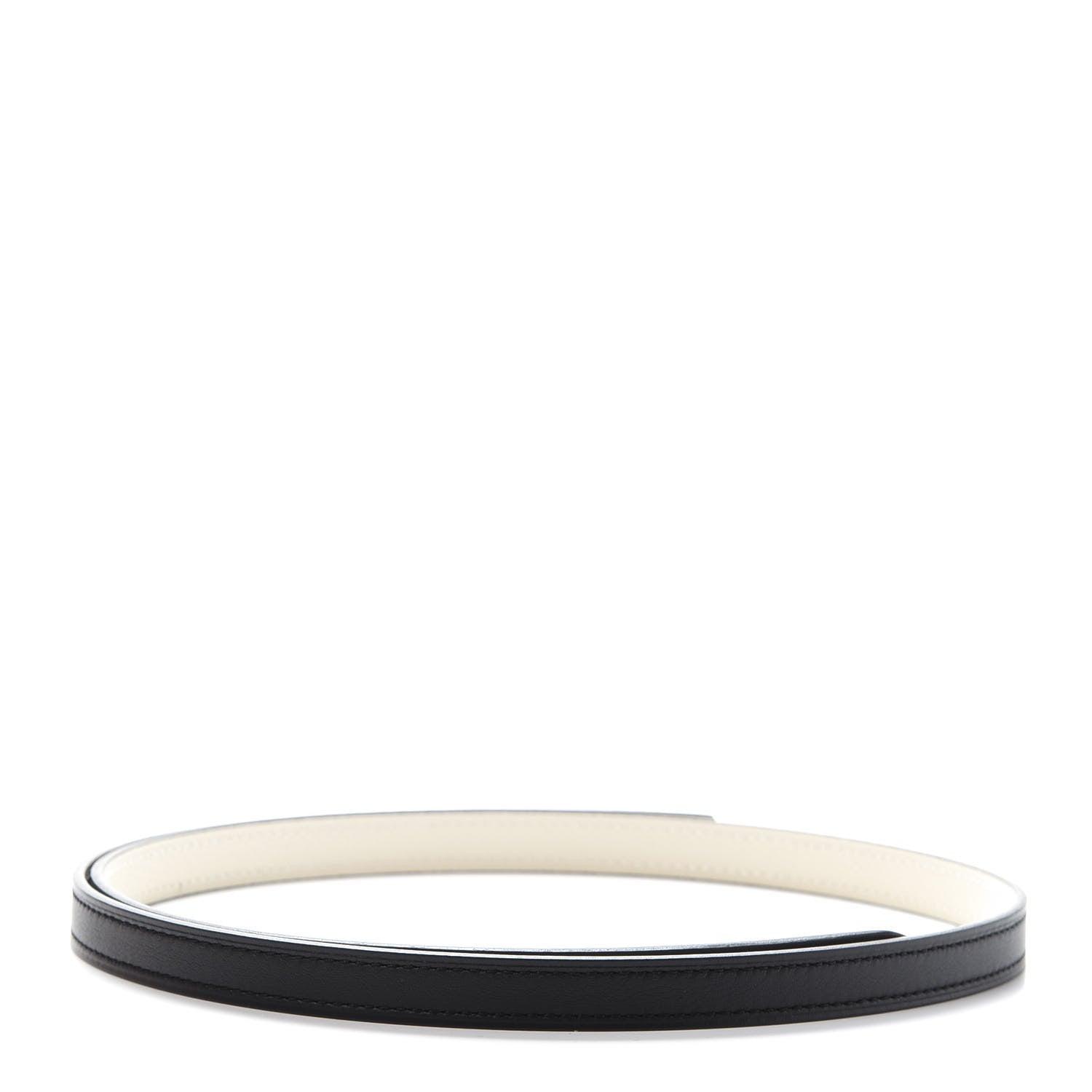 Hermes Swift Epsom 13mm Belt Strap 80 Black Craie 1 of 6