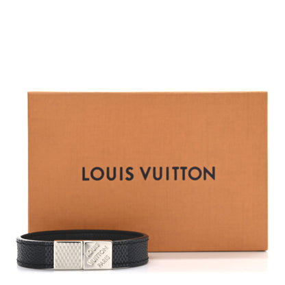 Louis Vuitton Damier Graphite Pull It Bracelet 4 of 4