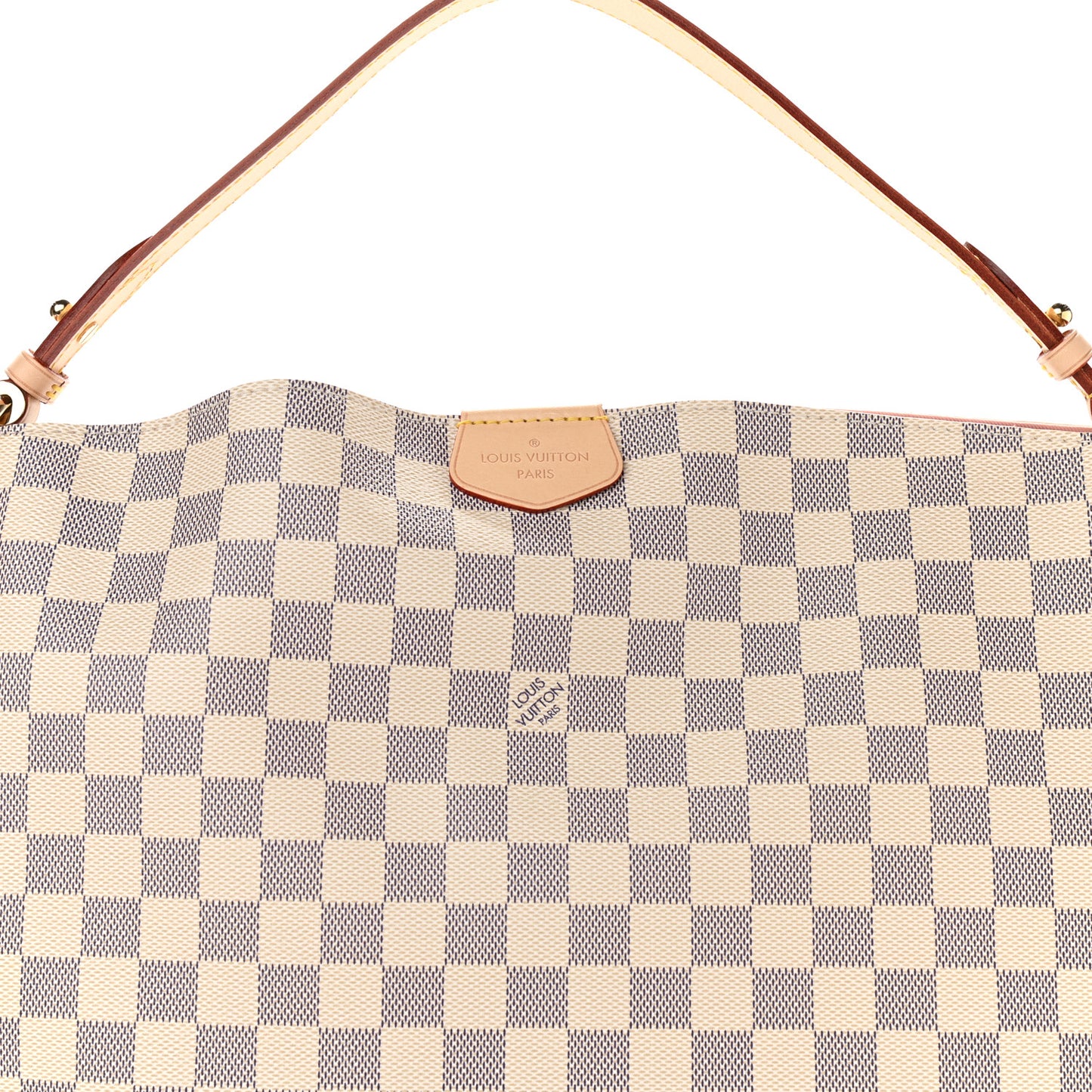 Damier Azur Graceful MM Rose Ballerine