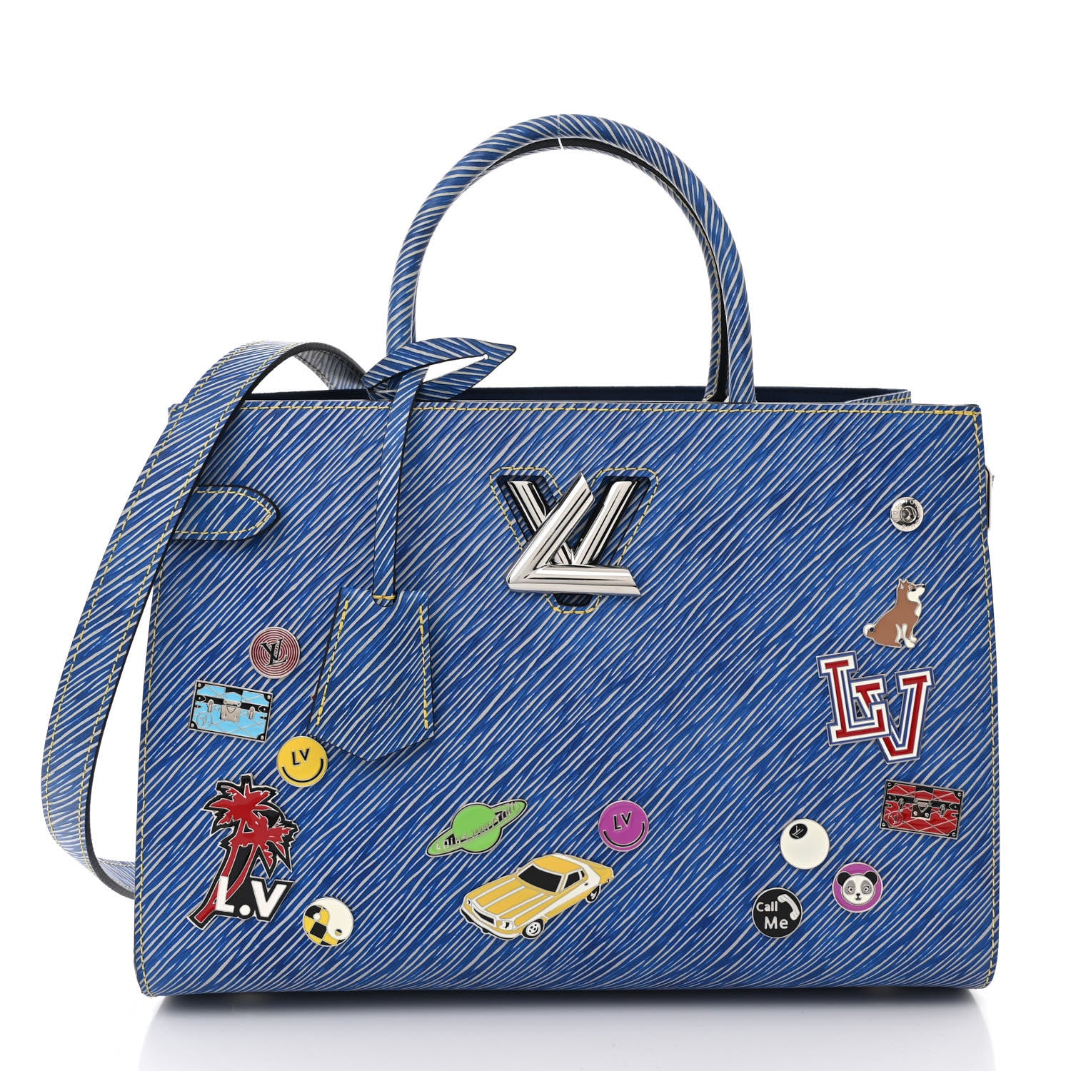Louis Vuitton Epi Pins Twist Tote Denim Light 1 of 10