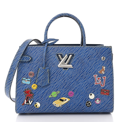 Louis Vuitton Epi Pins Twist Tote Denim Light 1 of 10