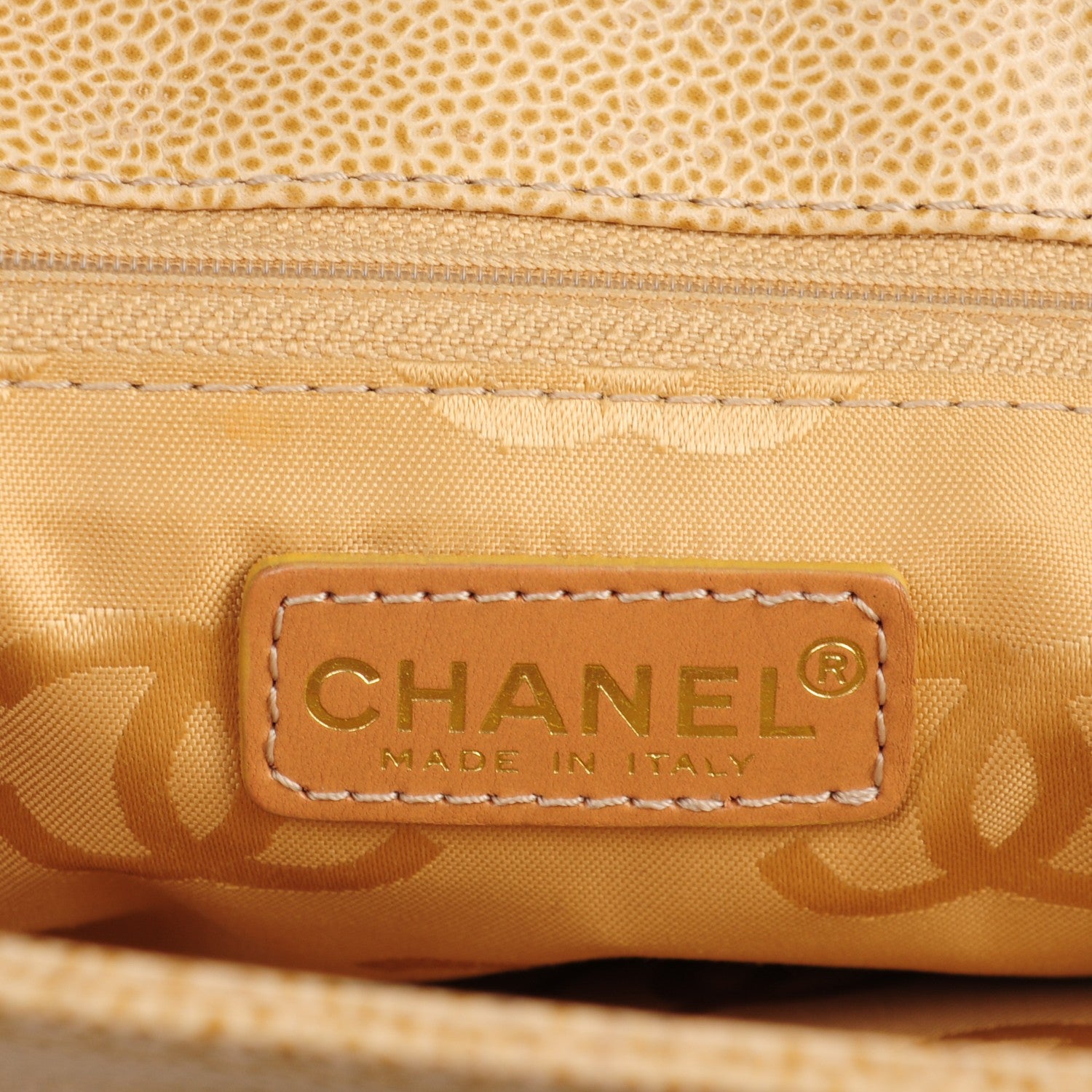 Chanel Caviar CC Tote Beige Clair 6 of 7