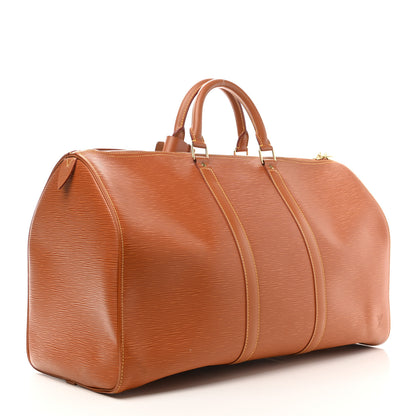 Louis Vuitton Epi Keepall 50 Cipango 3 of 13