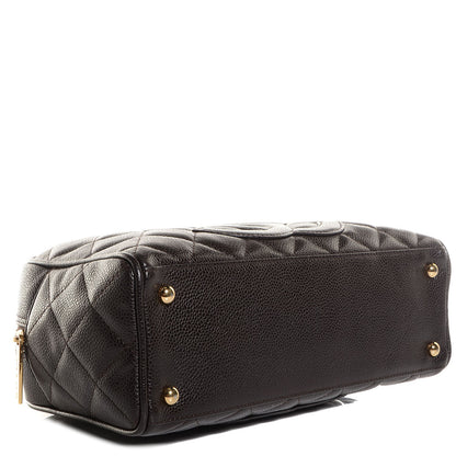 Chanel Caviar Quilted Small Bowler Brown 4 of 7