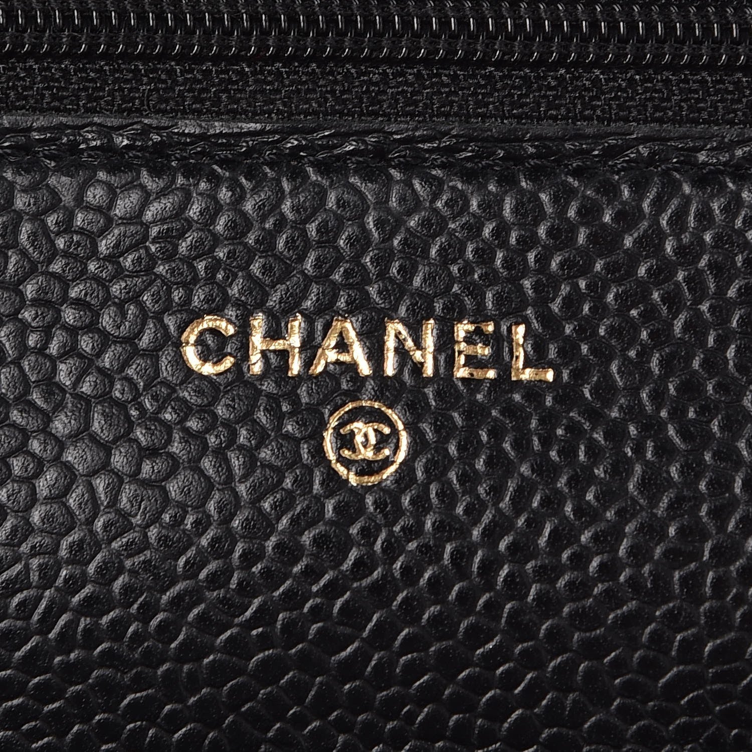 Chanel Caviar Quilted Wallet On Chain WOC Black 6 of 8