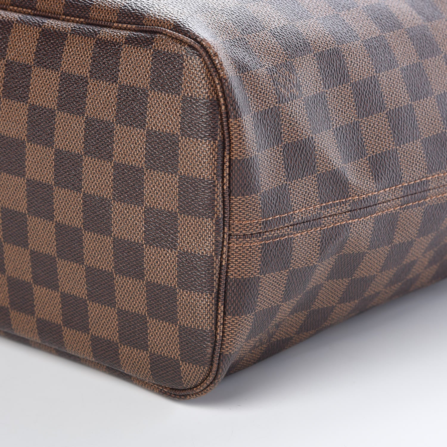 Louis Vuitton Damier Ebene Neo Neverfull MM Rose Ballerine 10 of 10