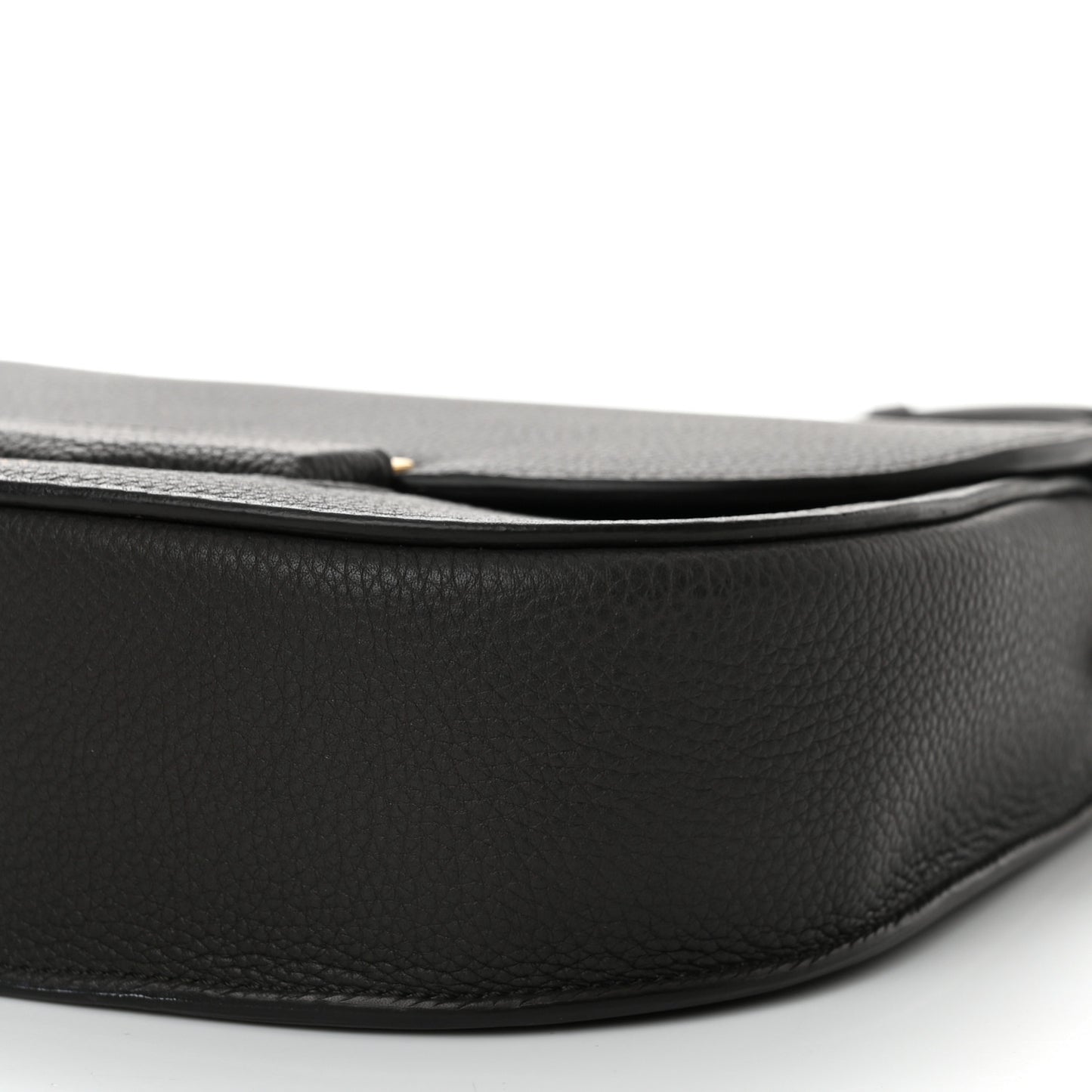 Grained Calfskin Small Trotteur Black