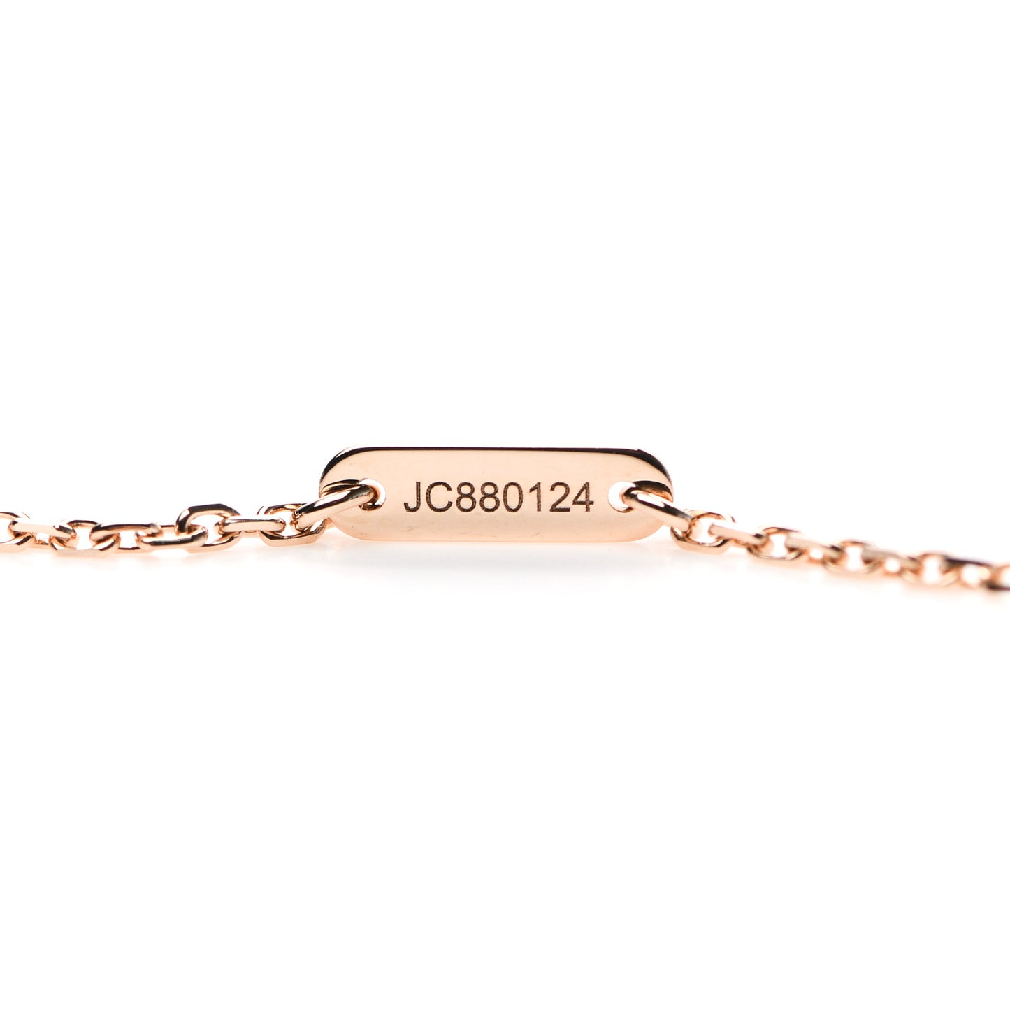 18K Rose Gold Sweet Alhambra Pendant Necklace