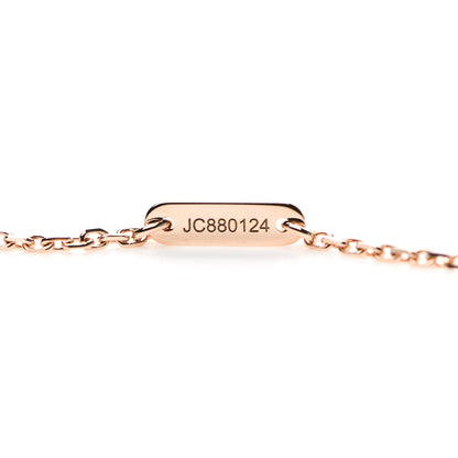 Van Cleef & Arpels 18K Rose Gold Sweet Alhambra Pendant Necklace 5 of 6