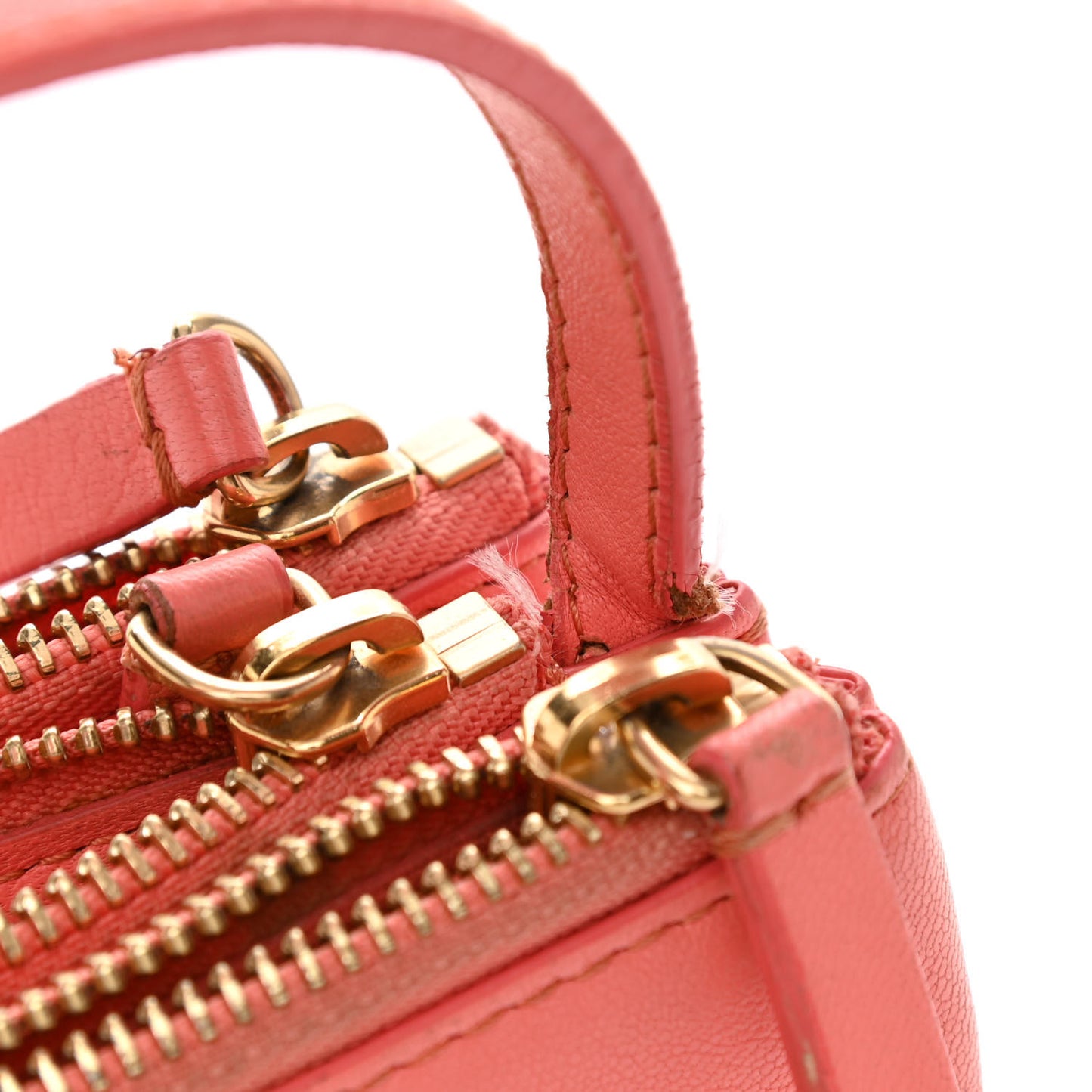 Lambskin Small Trio Crossbody Bag Light Ruby