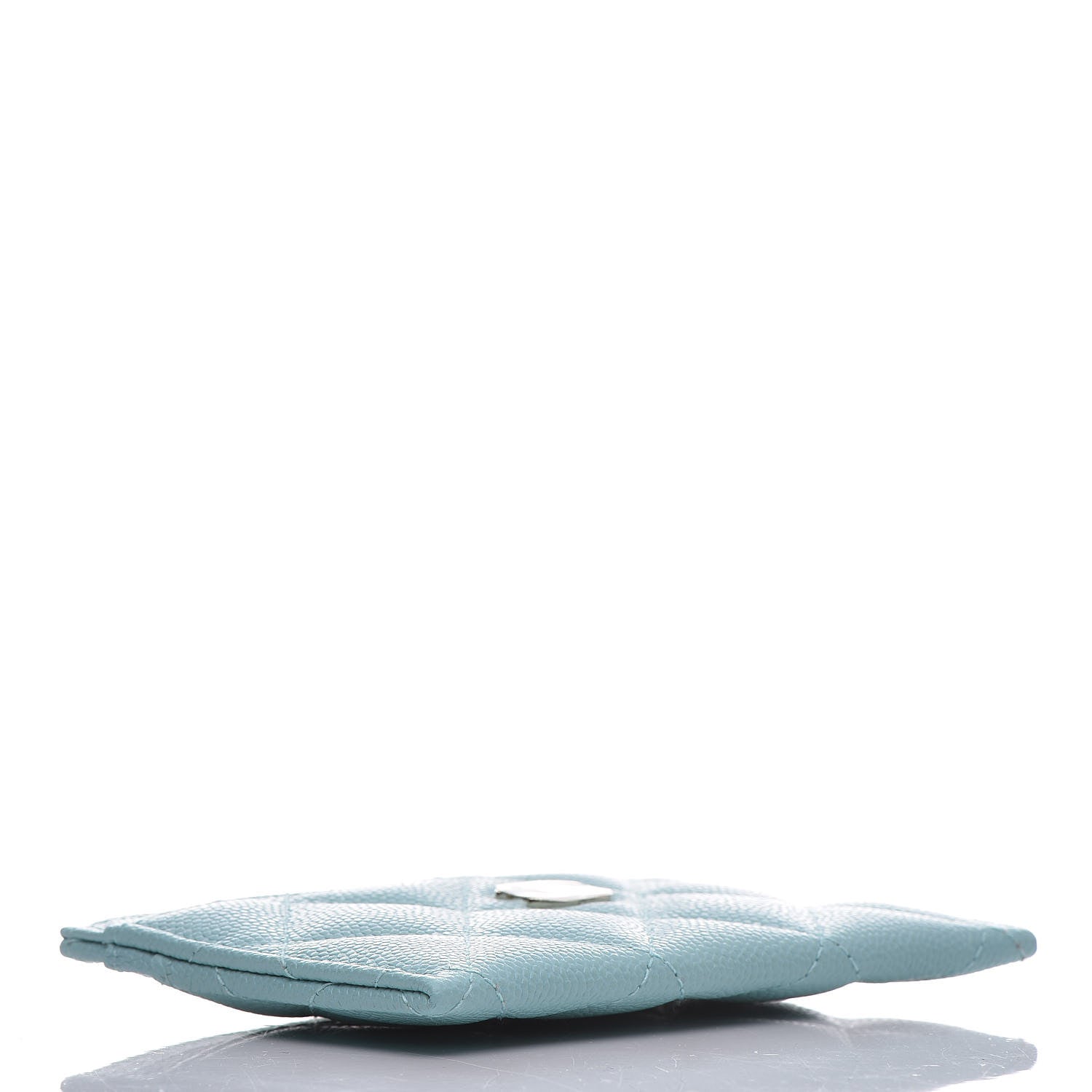 Chanel Caviar Quilted Card Holder Light Blue 4 of 10