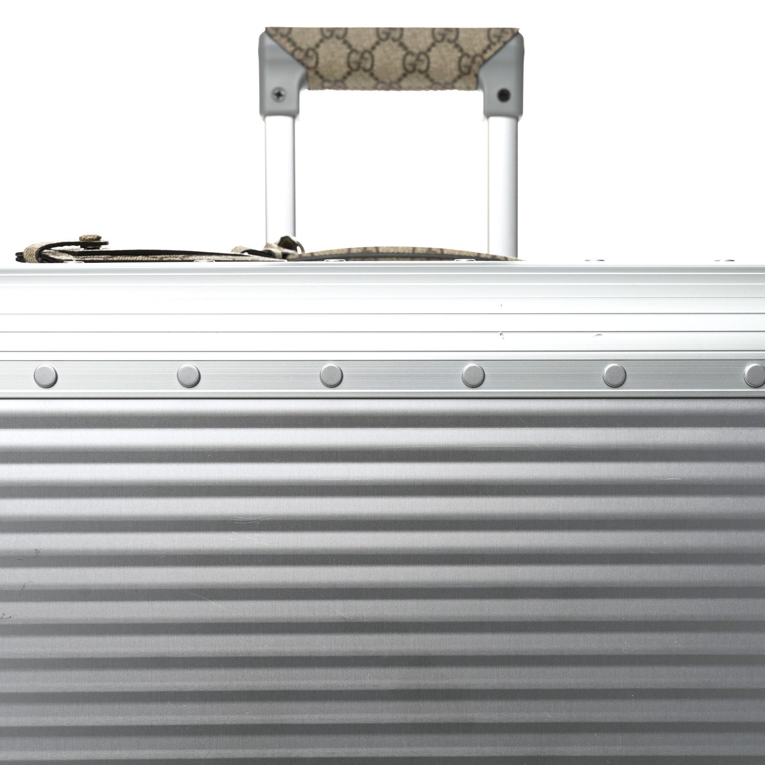 Gucci Aluminum Web Medium Porter Cabin Plus Trolley 10 of 15