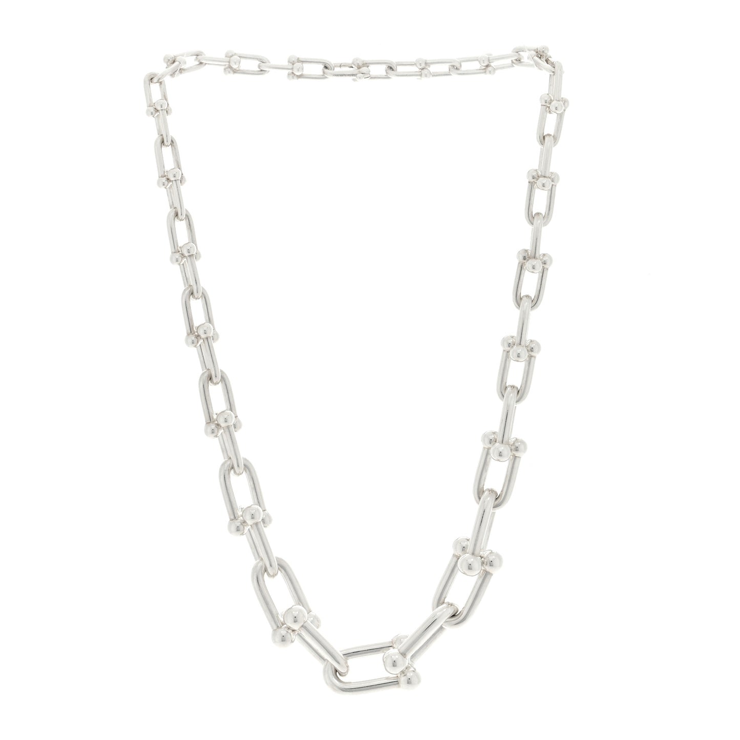 Sterling Silver HardWear Graduated Link Necklace