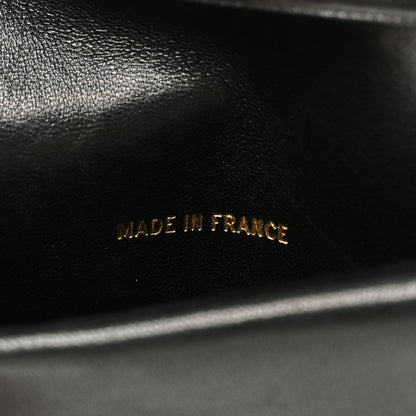 Chanel Lambskin Diamond Stitched Compact Flap Wallet Black 8 of 9