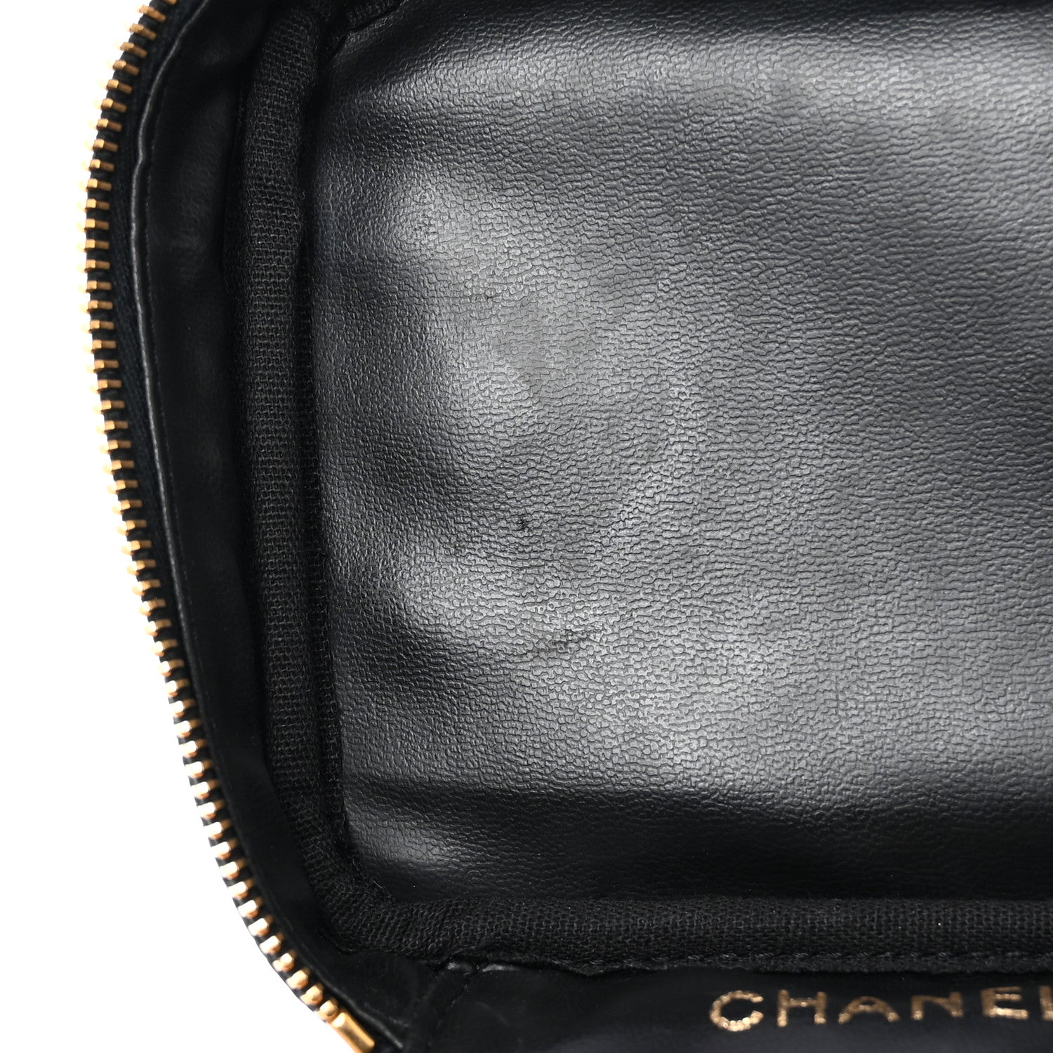 Chanel Caviar Vanity Cosmetic Case Black 9 of 10