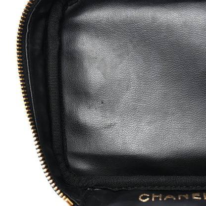 Chanel Caviar Vanity Cosmetic Case Black 9 of 10