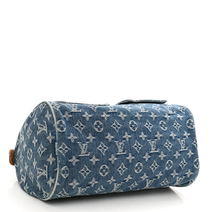 Louis Vuitton Monogram Denim Neo Speedy Blue 4 of 10
