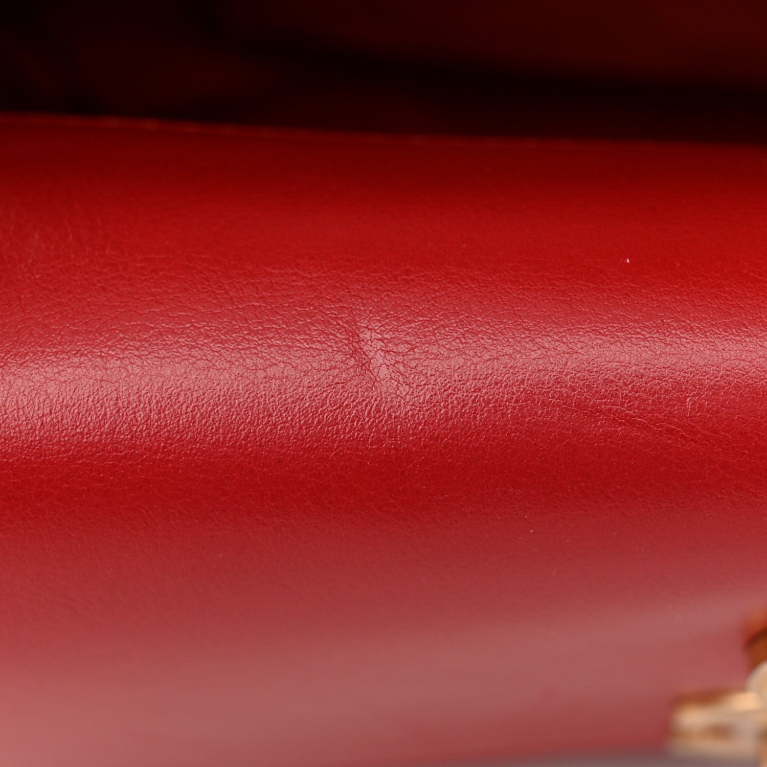 Chanel Calfskin Quilted Medium Triple Flap Red 13 of 17