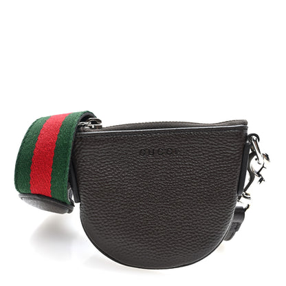 Gucci Pebbled Calfskin Mini B Shoudler Bag Brown 1 of 8