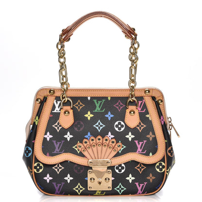 Louis Vuitton Monogram Multicolor Gracie MM Black 1 of 7